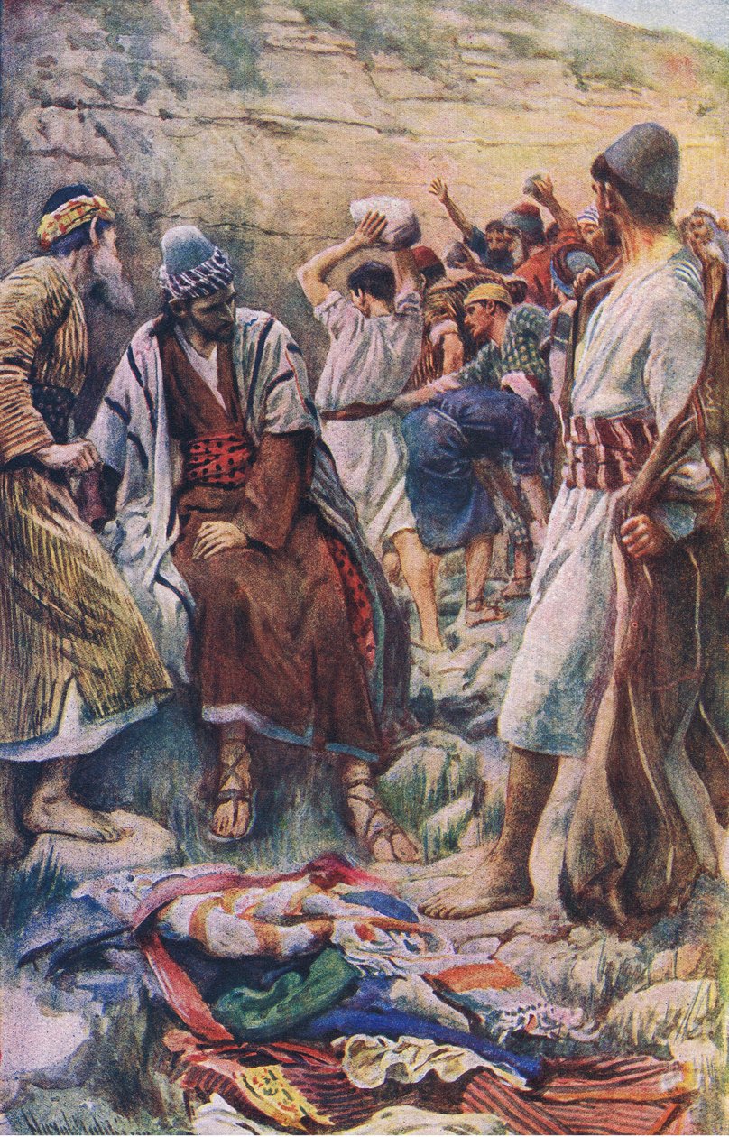स्टीफन की मौत, हेरोल्ड कोपिंग पिक्चर्स से चित्रण: द क्राउन सीरीज, c.1920s द्वारा हेरोल्ड मैथुन