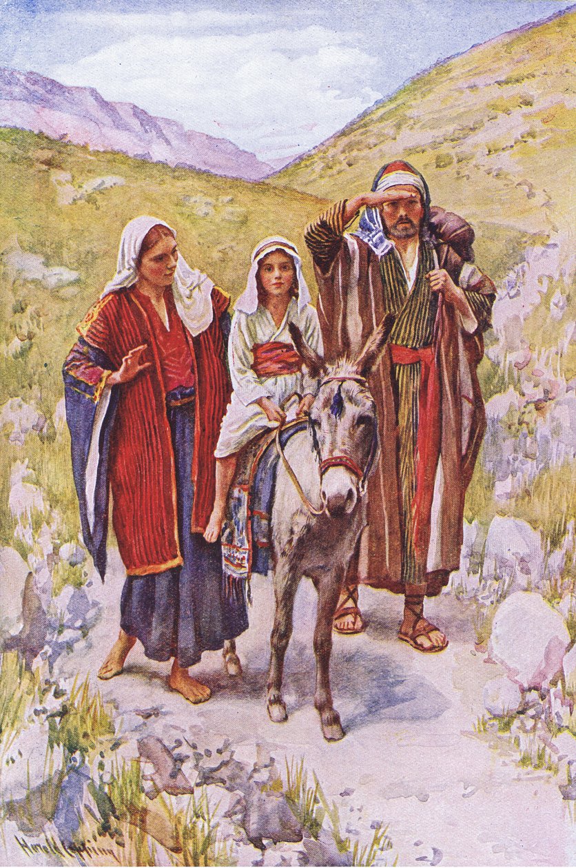 मिस्र से वापसी, हेरोल्ड कोपिंग पिक्चर्स से चित्रण: द क्राउन सीरीज, c.1920s द्वारा हेरोल्ड मैथुन