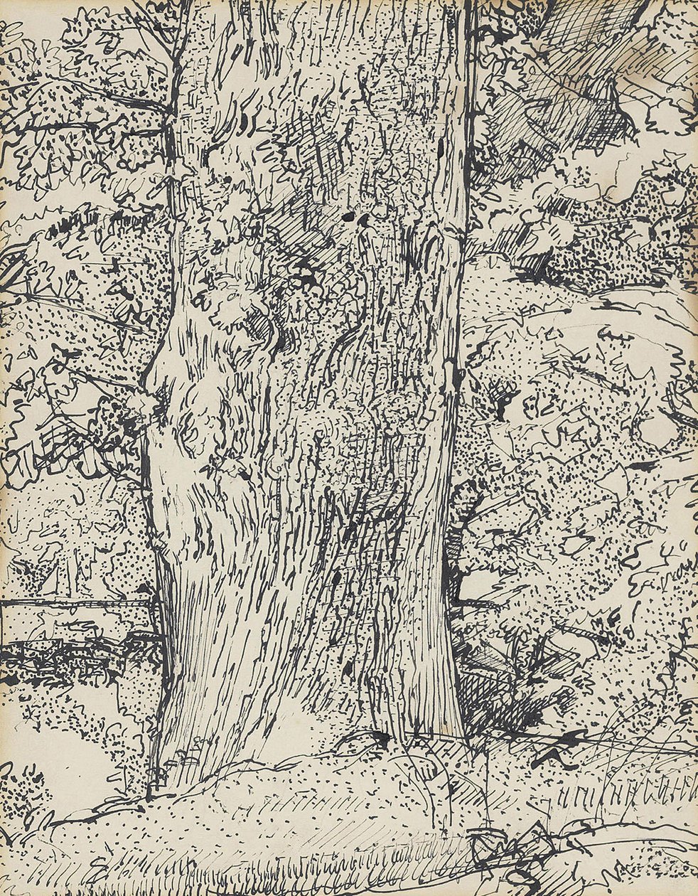 पेड़, 1916 द्वारा हेरोल्ड गिलमैन