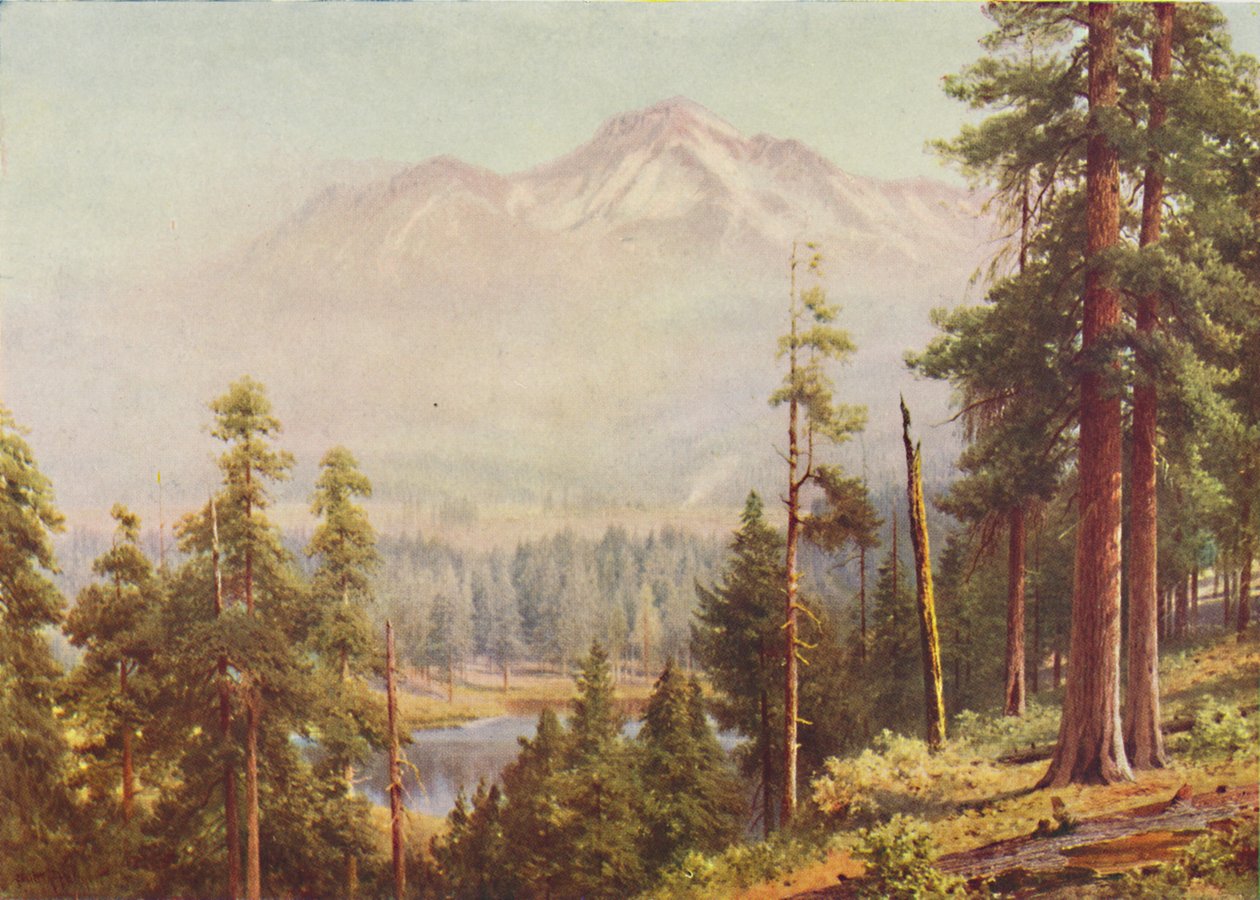 माउंट शास्ता, 1916 द्वारा हेरोल्ड सुटन पामर