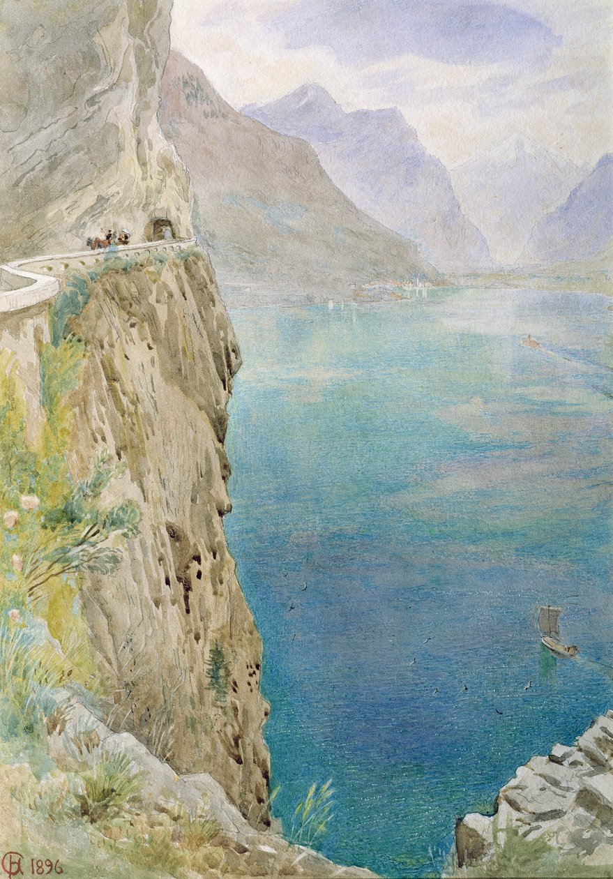इतालवी तट पर, 1896 द्वारा हैरी गुडविन