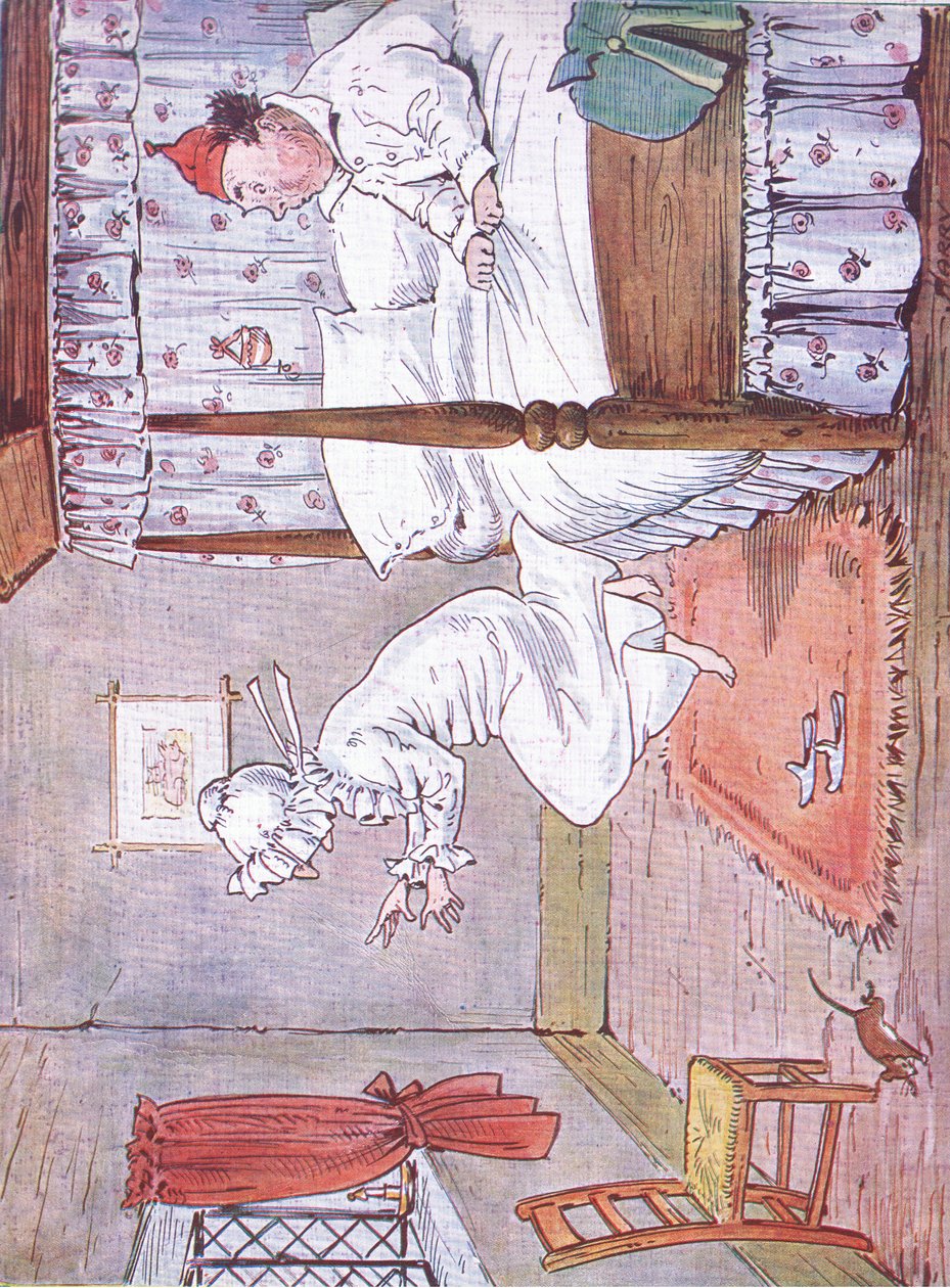 वृद्ध श्रीमती स्लिपर स्लॉपर बिस्तर से कूद गई, 1920 द्वारा हैरी बी नीलसन