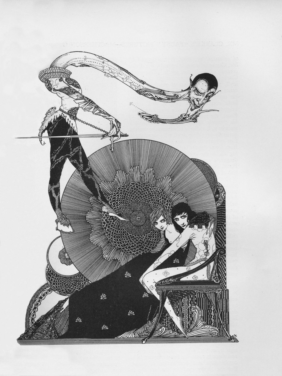 गोथेस फॉस्ट का आधा शीर्षक, 1925 द्वारा हैरी क्लार्क
