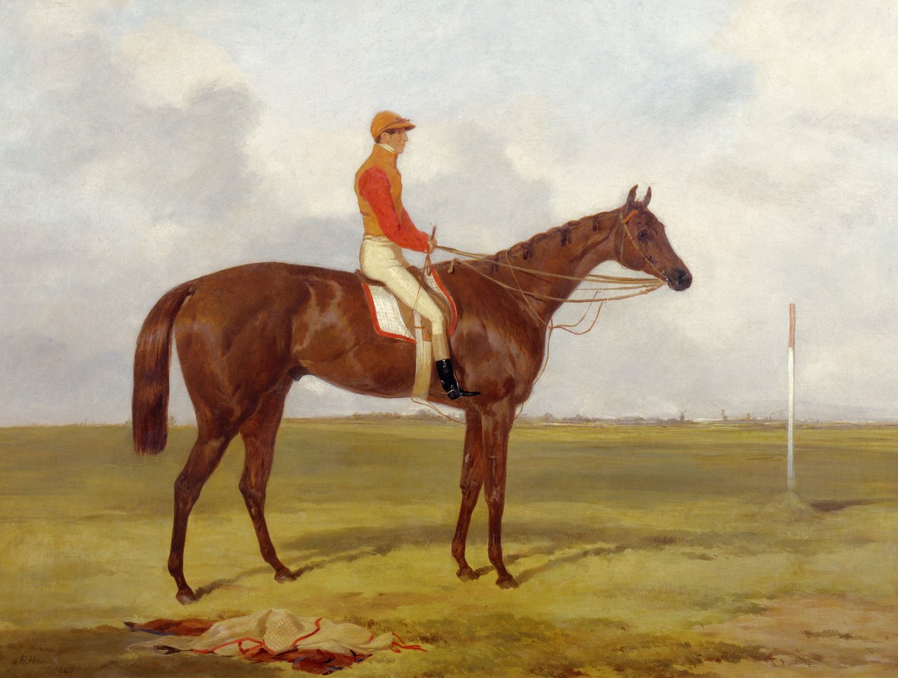 द कॉस्कैक का एक पोर्ट्रेट, 1847 डर्बी का विजेता एस। टेम्पलमैन अप, 1847 द्वारा हैरी हॉल