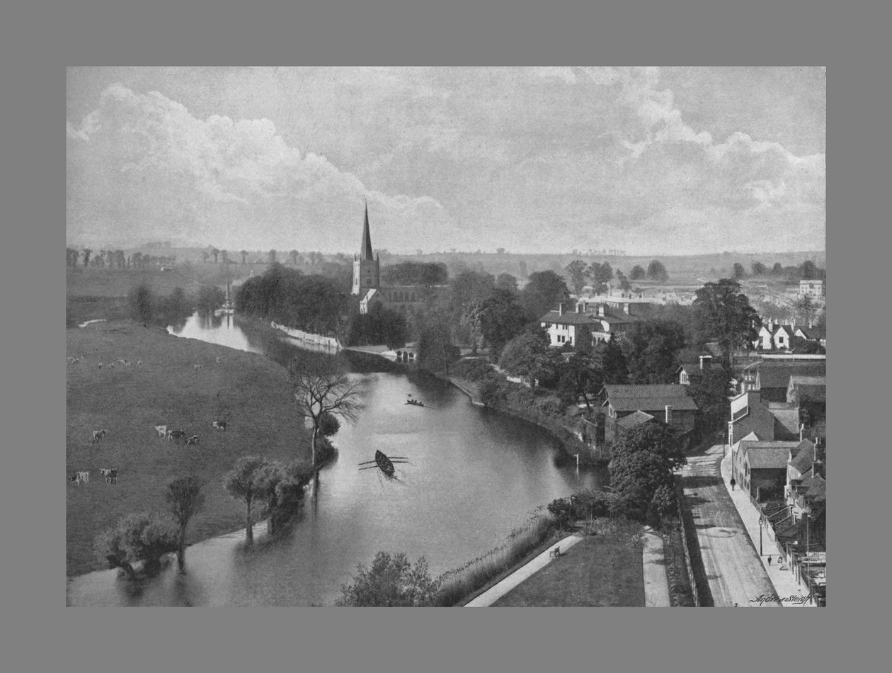 स्ट्रैटफ़ोर्ड-ऑन-एवन, c1900 द्वारा हार्वे बार्टन