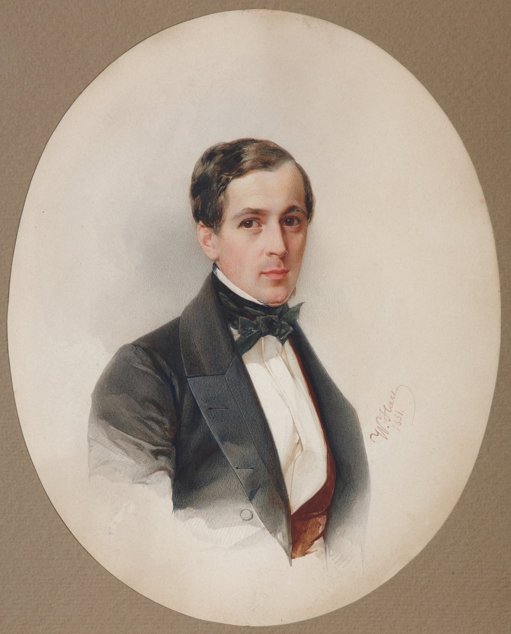 फ्योदोर निकोलेयेविच चेलेशेव का पोर्ट्रेट 1811-1881, 1851 द्वारा हाओ
