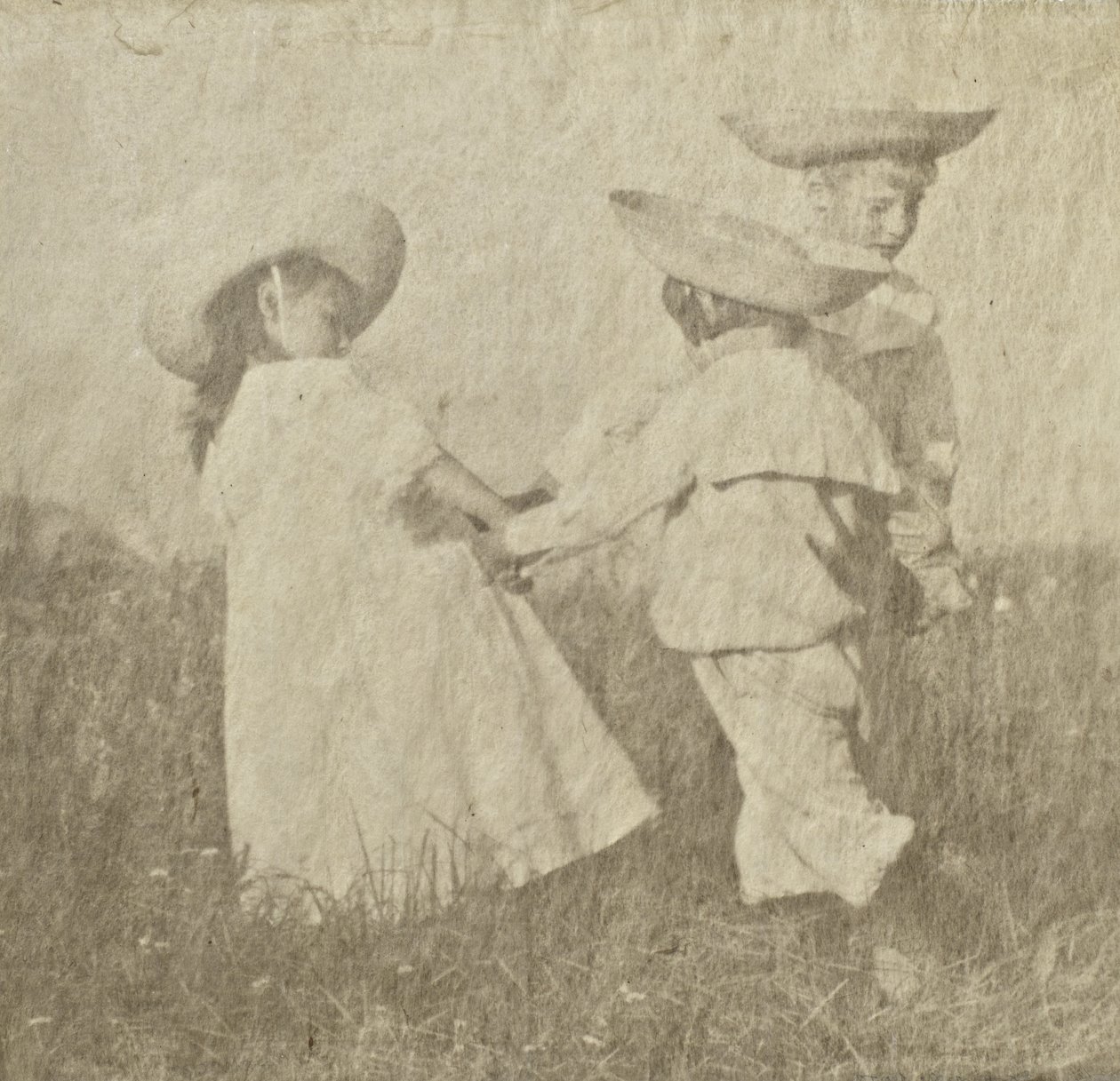 वाल्थर, एडेलट्रूड और हंस कुहन, c.1905 (प्लैटिनम पैलेडियम प्रिंट) द्वारा हेनरिक कुह्न