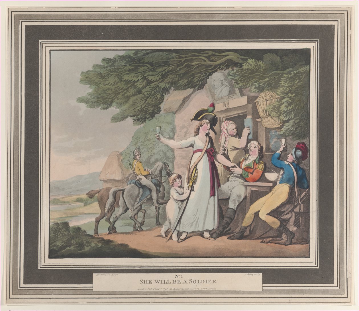 नंबर 1: शी विल बी अ सोल्जर, 1 मई, 1798। द्वारा हेनरिक संरक्षण