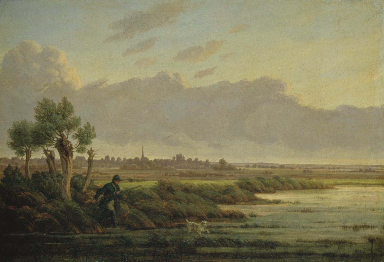विंटरहुड में ऑलस्टर पर, 1834 द्वारा हेनरिक स्टुअल्मन