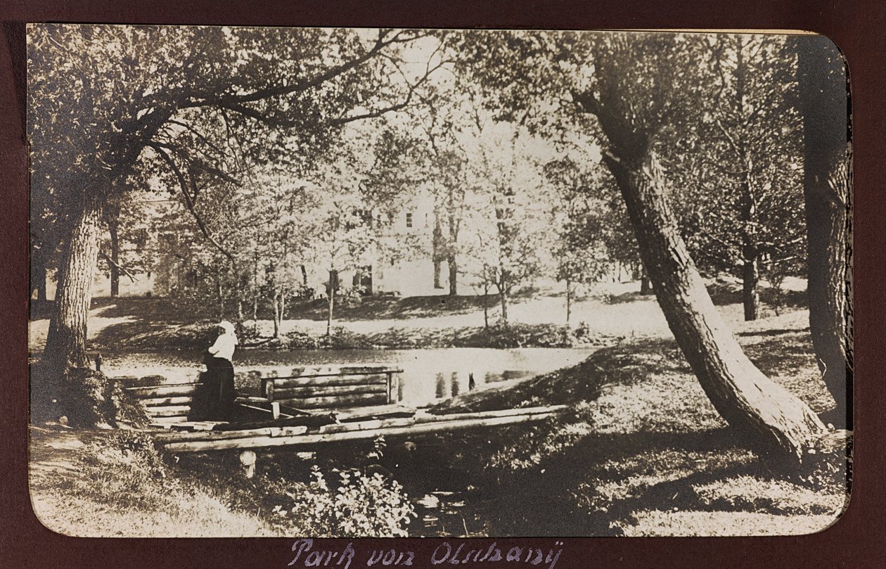 प्रथम विश्व युद्ध: 'जर्मन सेना के आक्रमण के दौरान 1914-1916 के वर्षों में यूक्रेन। एक पार्क (बी/डब्ल्यू फोटो) द्वारा हीरोज कब्रिस्तान Dsessentniki (attr।)