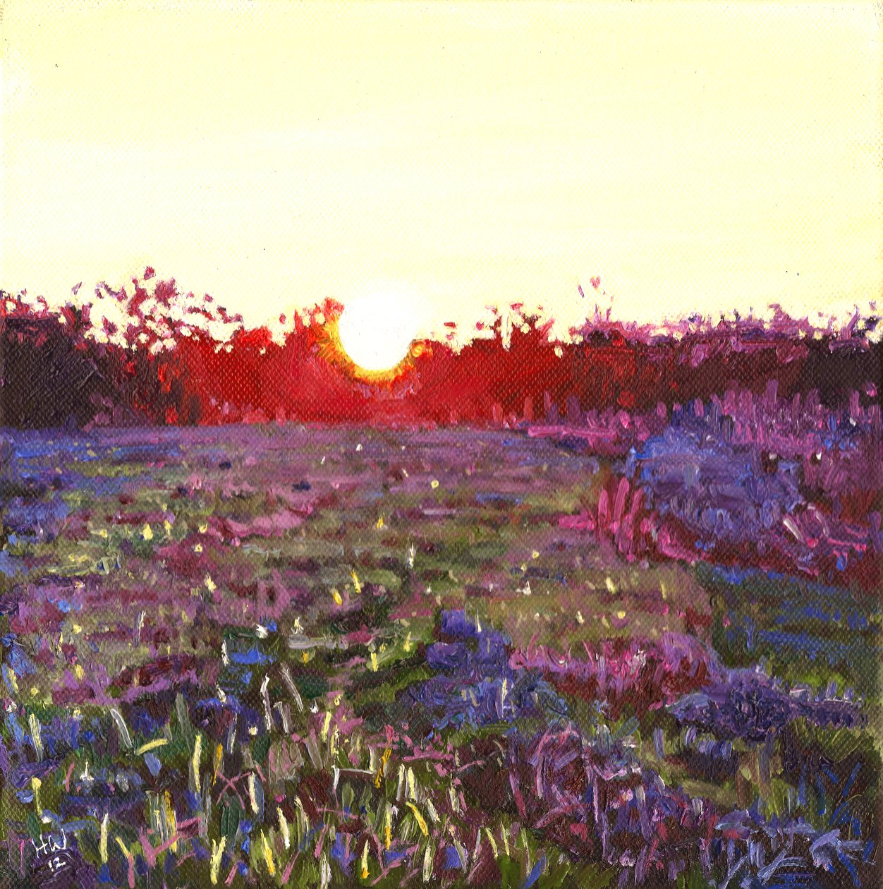 फ़ार्ले सनसेट, 2012, द्वारा हेलेन व्हाइट