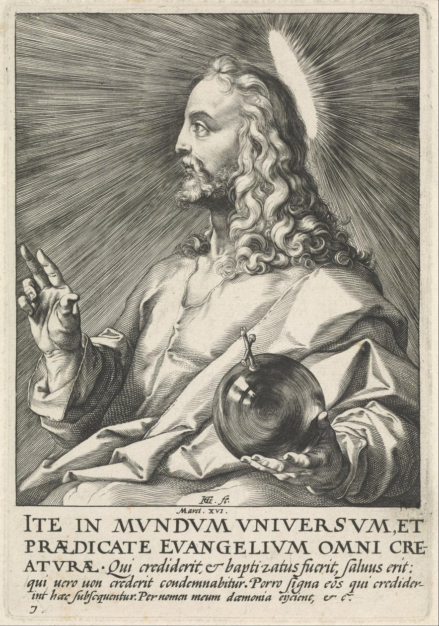 Salvator मुंडी द्वारा हेंड्रिक गोल्ट्जियस