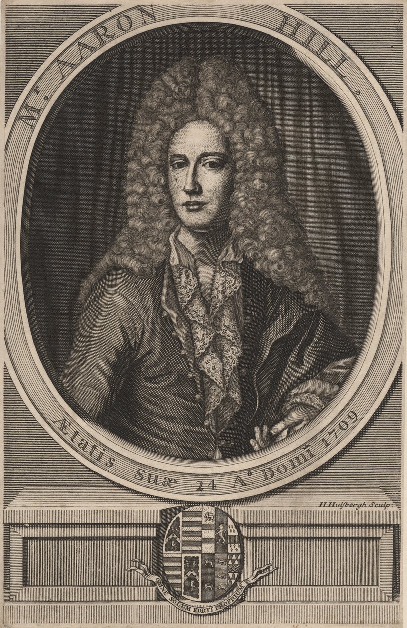 आरोन हिल, 1709 द्वारा हेंड्रिक हल्सबर्ग