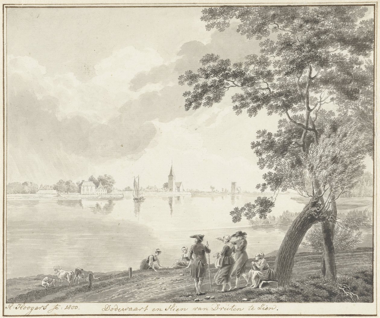 घर में मूंछें (1800) द्वारा हेंड्रिक हुगर्स