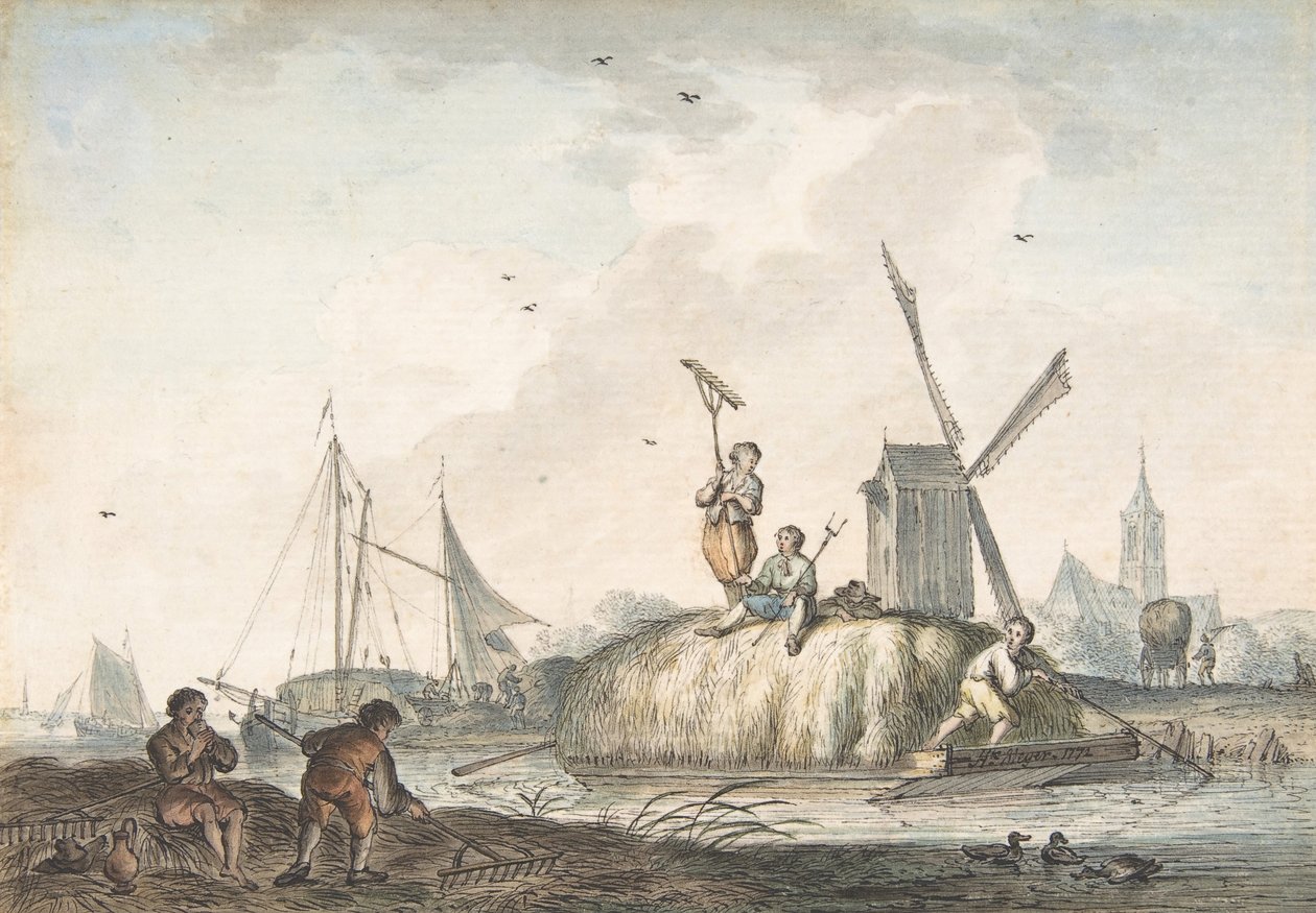द ट्वेल्व मंथ्स, 1772। द्वारा हेंड्रिक मीजेरो