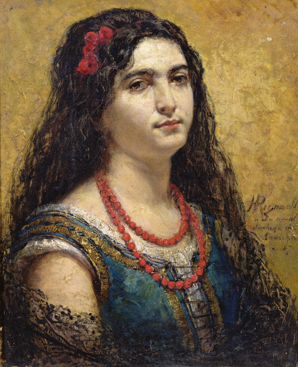 स्पेनिश महिला, 1870 द्वारा हेनरी एलेक्जेंड्रे जॉर्जेस रेग्नॉल्ट