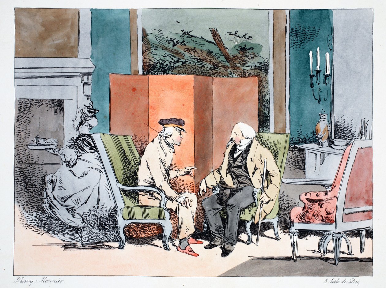 मुझे पालक पसंद नहीं है, c.1828 (हाथ के रंग वाले लिथो) द्वारा हेनरी बोनावेंट मुन्नियर