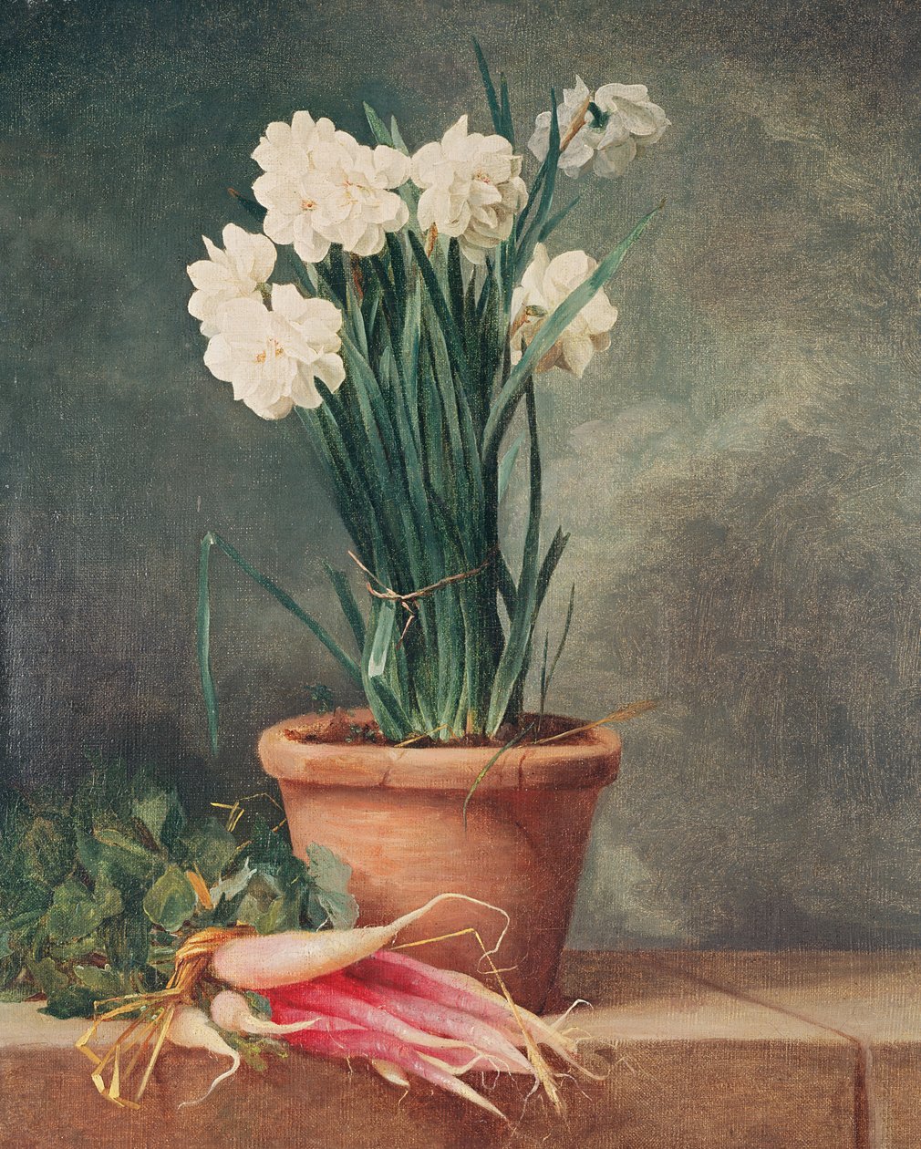 Narcissus और मूली द्वारा हेनरी रोलैंड डी ला पोर्टे