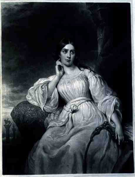 डेसडेमोना की भूमिका में मैडम मालिब्रान, चार्ल्स टर्नर (1773-1857) द्वारा उकेरी गई, c.1830s (उत्कीर्णन) द्वारा हेनरी (बाद में) Decaisne