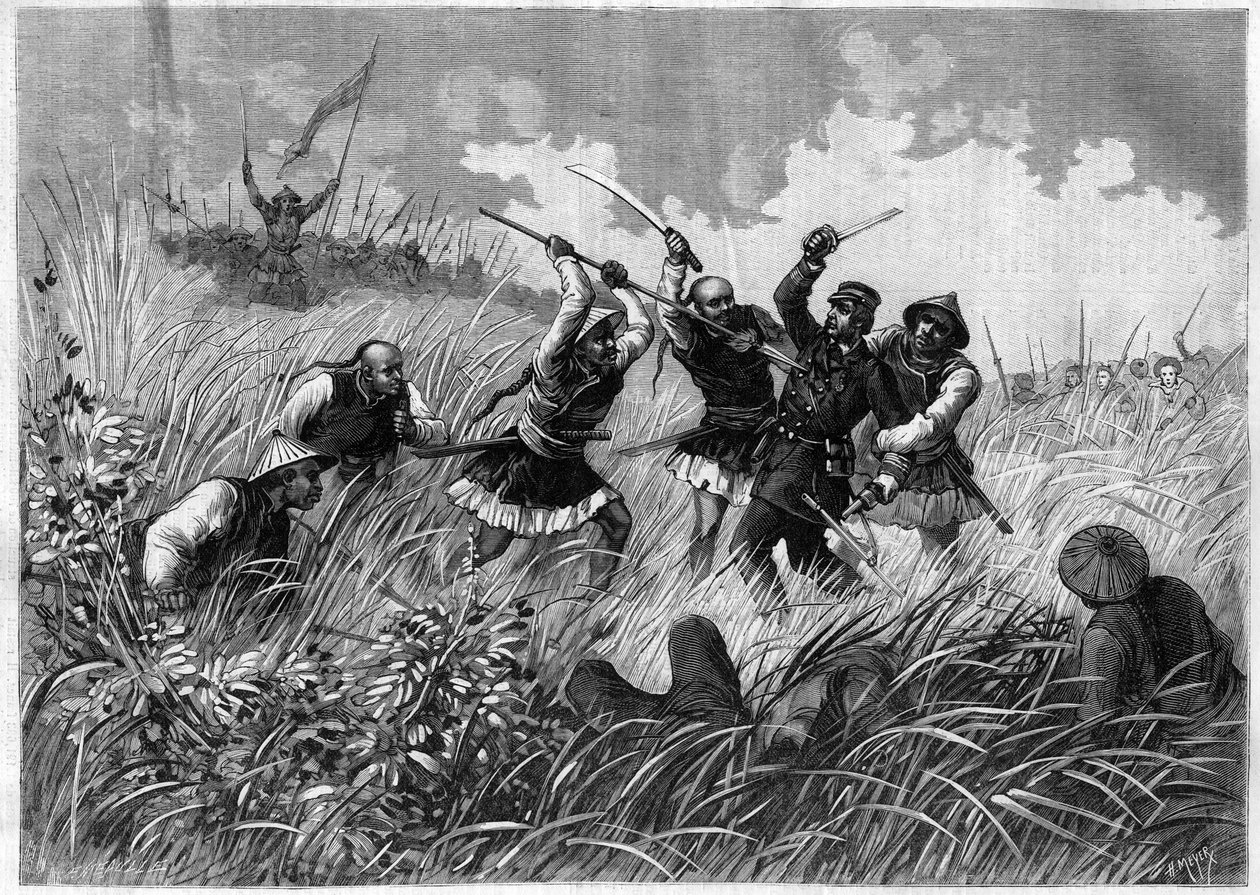 Conquete du Tonkin (वर्तमान वियतनाम) - कमांडर हेनरी रिवेरे की मृत्यु (1827-1883), मई 19 द्वारा हेनरी (बाद) मेयर