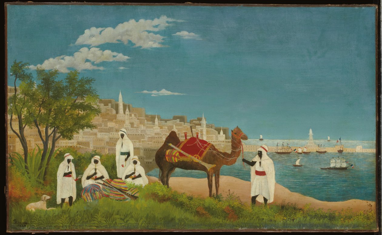 लैंडस्केप, अल्जीयर्स, 1880 द्वारा हेनरी जेएफ रूसो