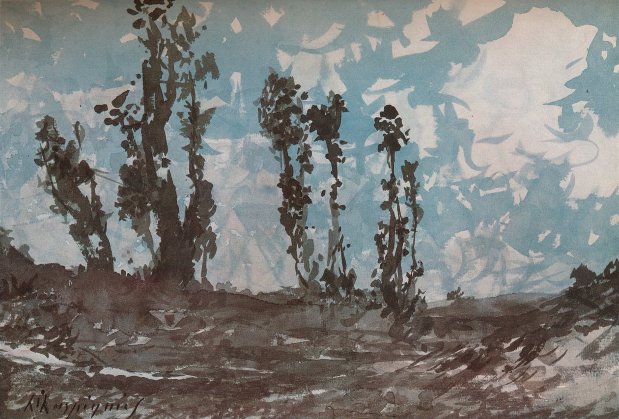 पोपलर, c1839-1916, 1924 द्वारा हेनरी जोसेफ हार्पनीज