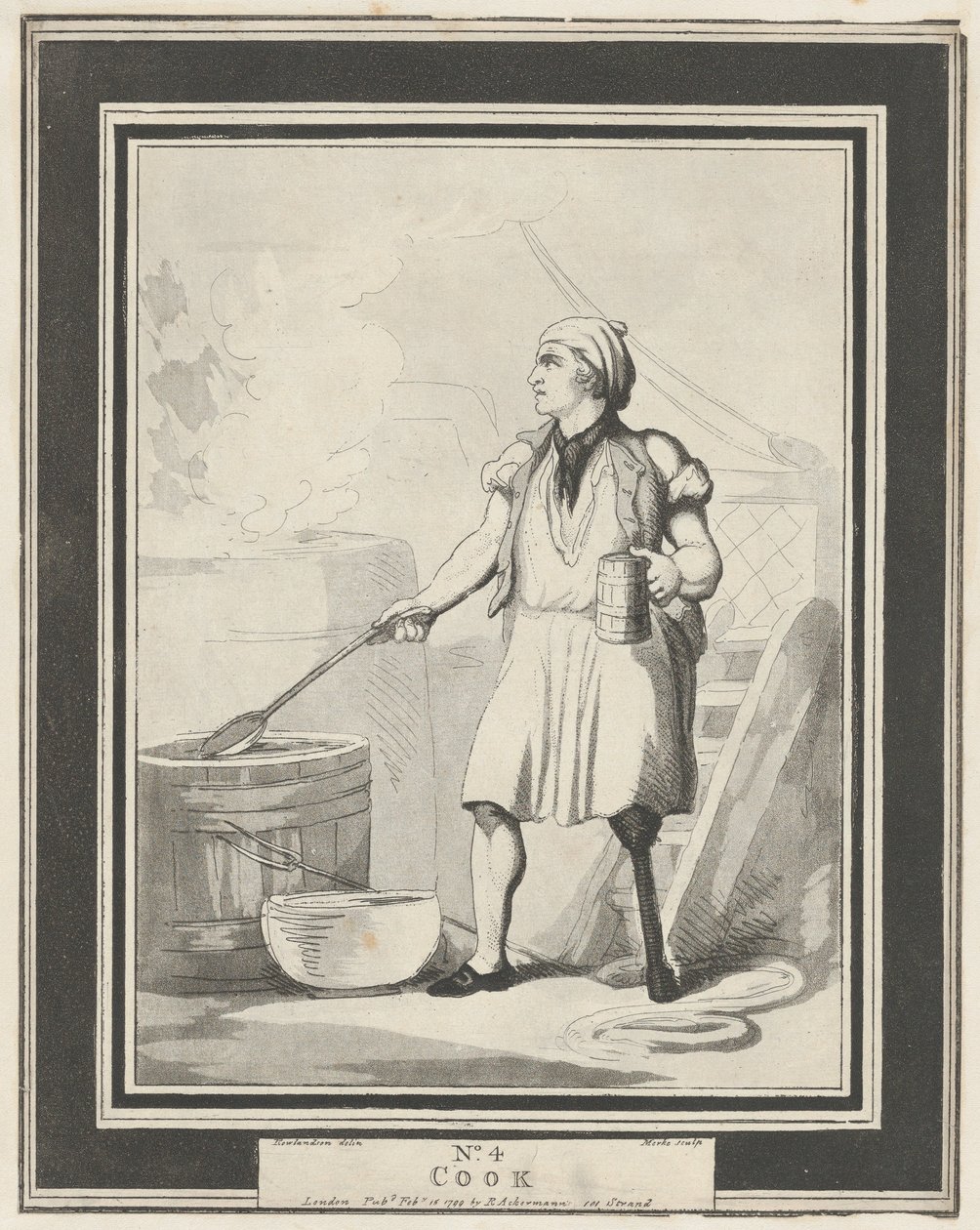 नंबर 4: कुक, 15 फरवरी, 1799। द्वारा हेनरी नोटिस
