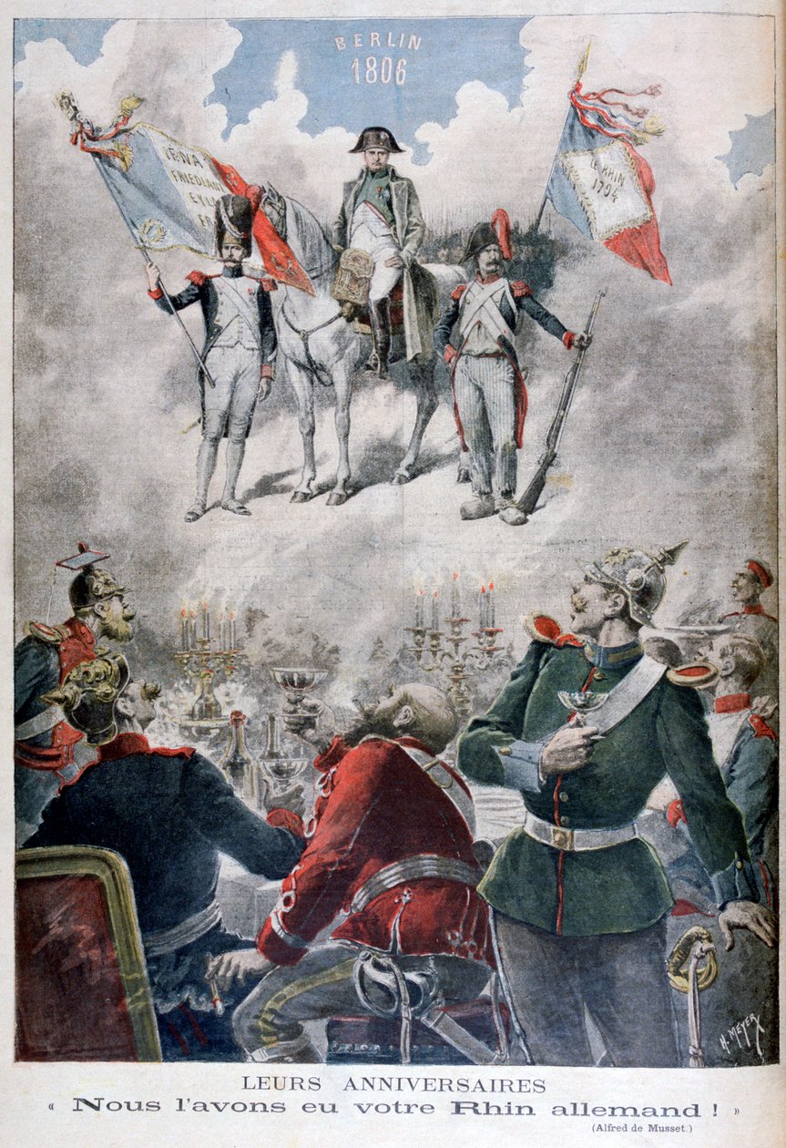 जर्मन विरोधी रूपक, 1895 द्वारा हेनरी मेयर