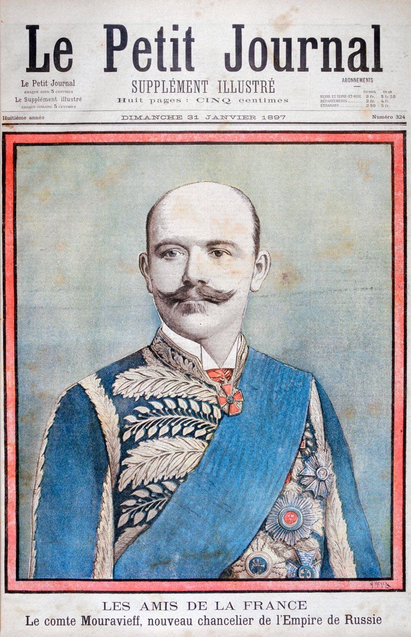 काउंट मुवेविफ, रूस के विदेश मामलों के मंत्री, 1897 द्वारा हेनरी मेयर