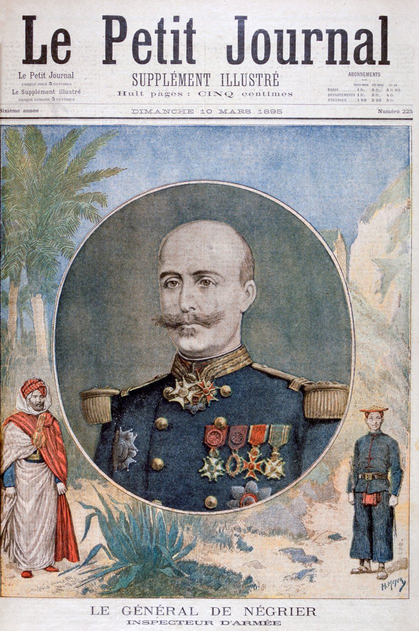 जनरल डी नेग्रीर, फ्रांसीसी सेना के महानिरीक्षक, 1895 द्वारा हेनरी मेयर