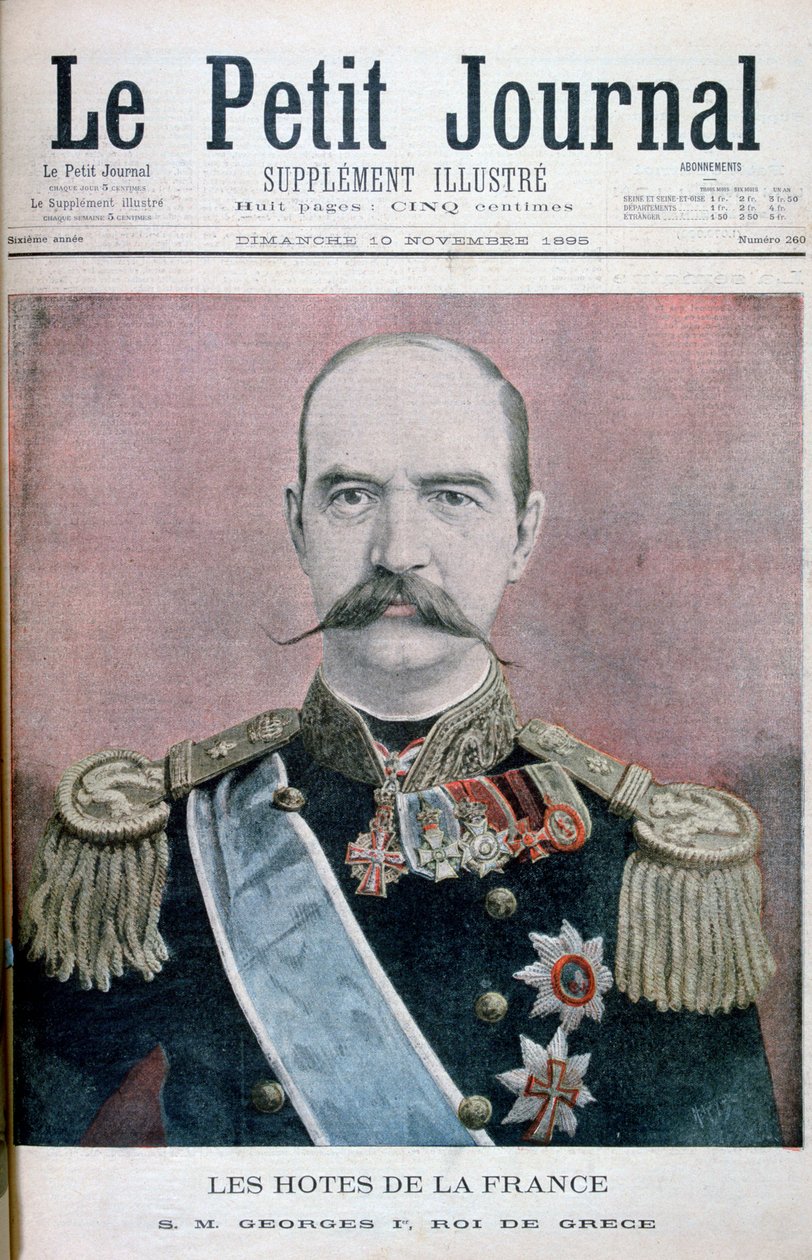ग्रीस के जॉर्ज I, 1895 द्वारा हेनरी मेयर