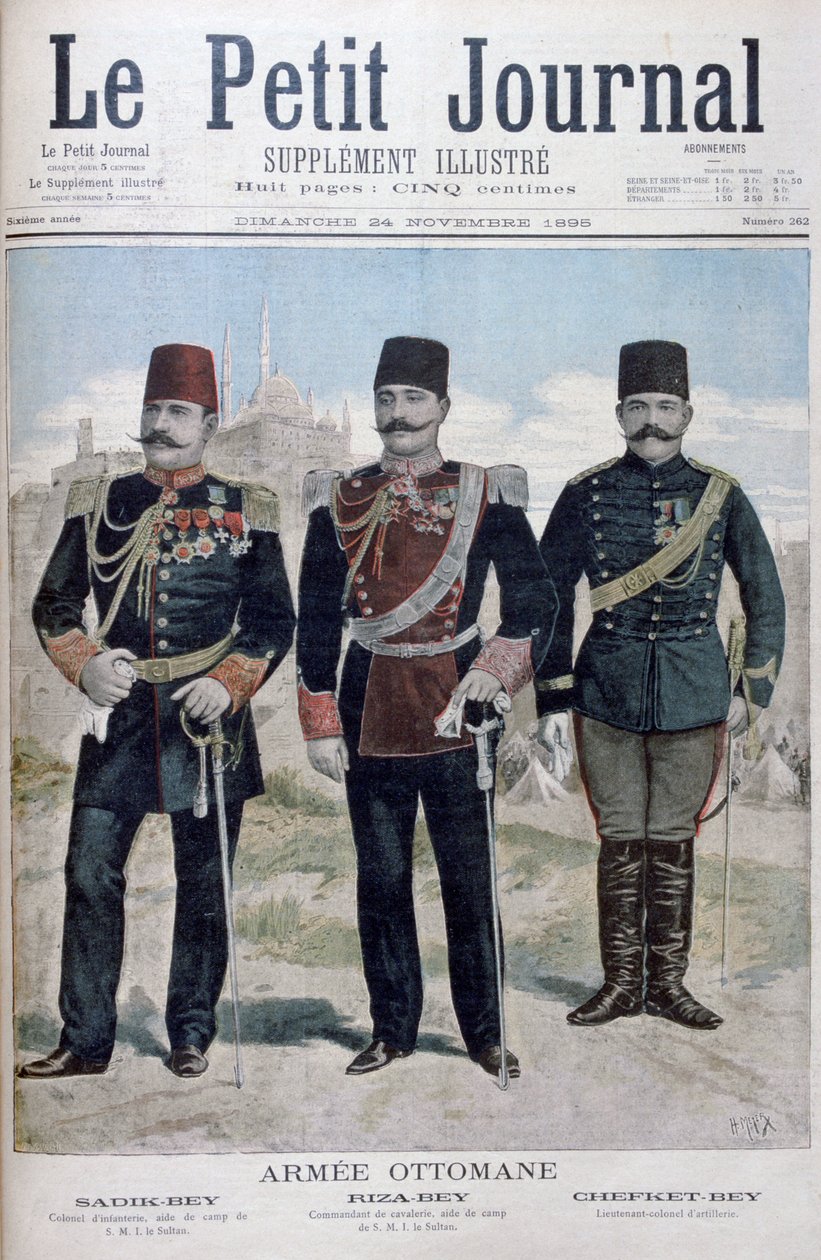 ऑटोमन सेना, 1895 द्वारा हेनरी मेयर