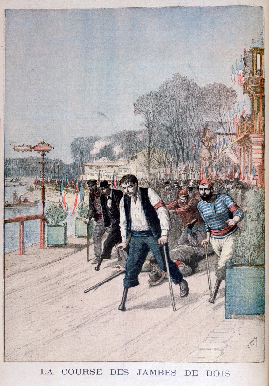 1895 की लकड़ी की पैर की दौड़ द्वारा हेनरी मेयर