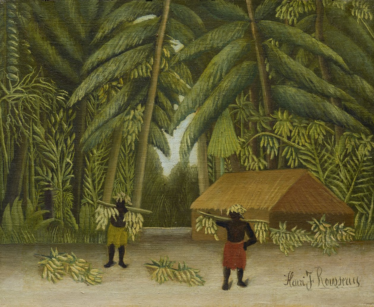 बनाना हार्वेस्ट, 1907-10 द्वारा हेनरी रूसो