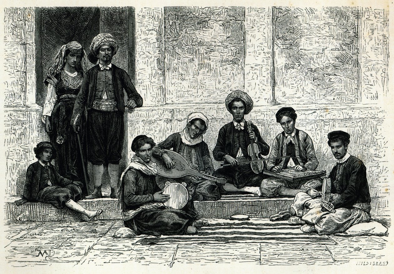 एक यहूदी कॉन्सर्ट: टेलेमेन द्वारा हेनरी थियोफाइल हिल्डिब्रैंड