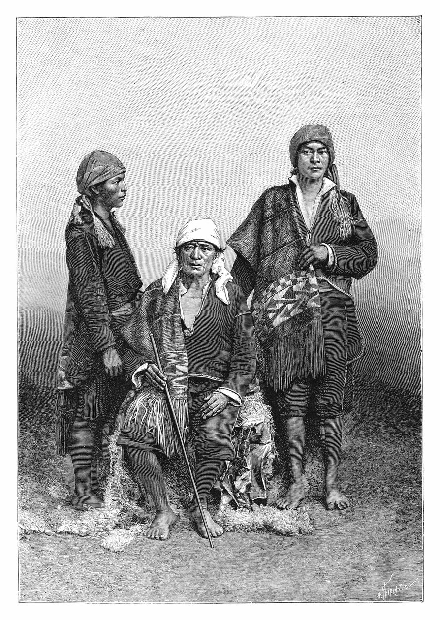 Tecpan, ग्वाटेमाला, c1890 के भारतीय। द्वारा हेनरी थिरिअत