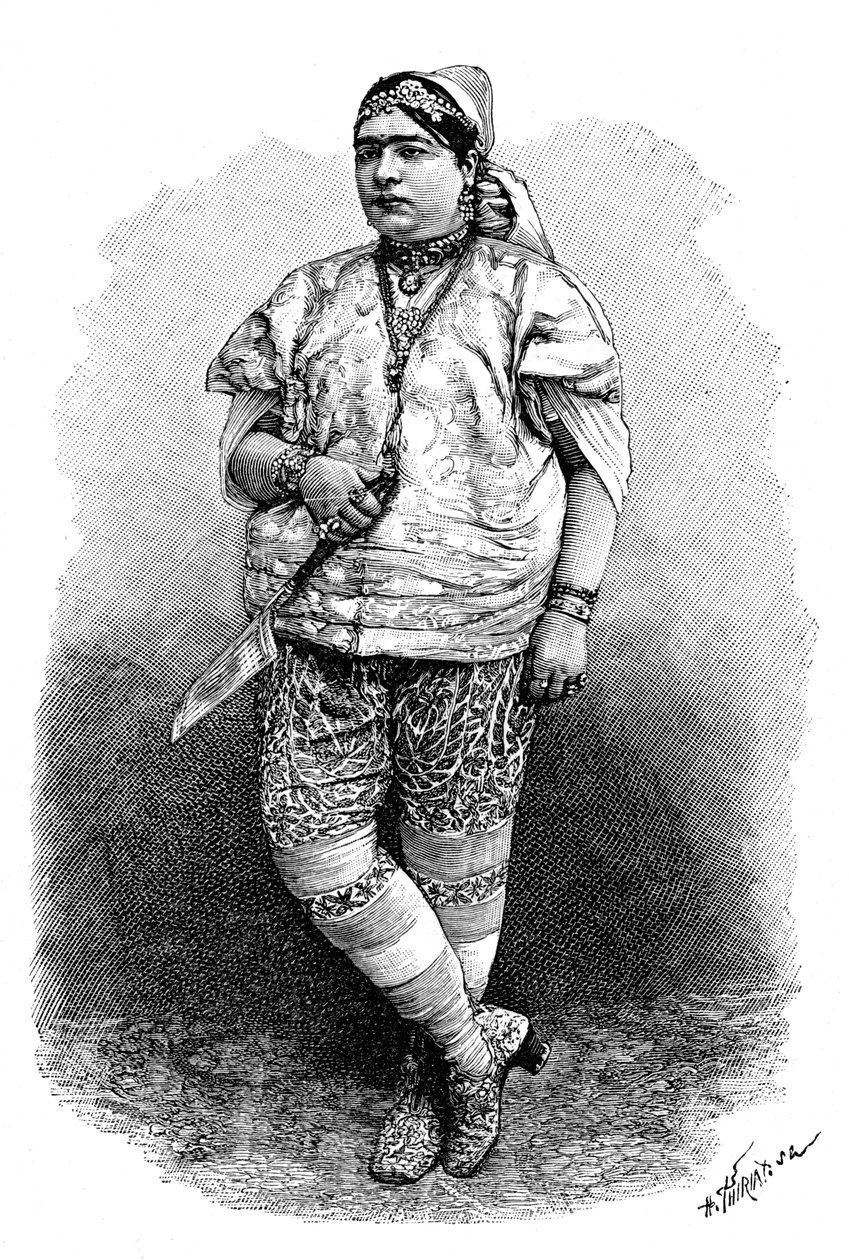 ट्यूनीशियाई यहूदी, c1890 द्वारा हेनरी थिरिअत
