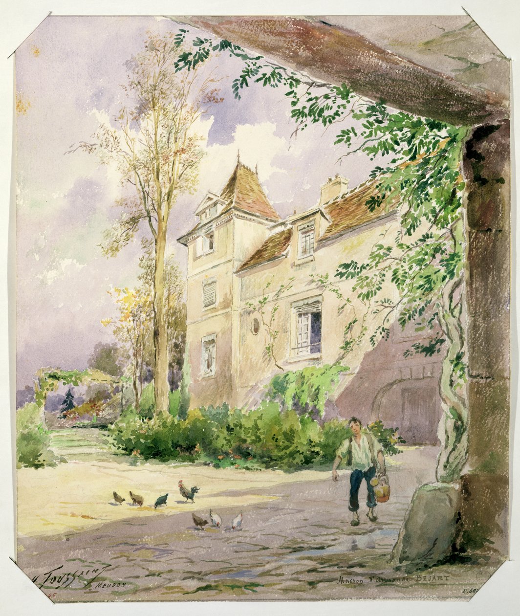 मीडन में आर्मेंड बेजर्ट (1642-1700) की सभा, c.1906 द्वारा हेनरी टूसेंट