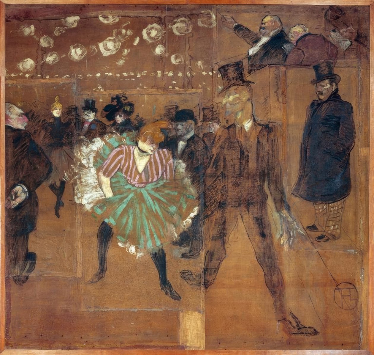 H.Toulouse-Lautrec, तंज इम मौलिन रूज द्वारा हेनरी डे टूलूस लॉटरेक
