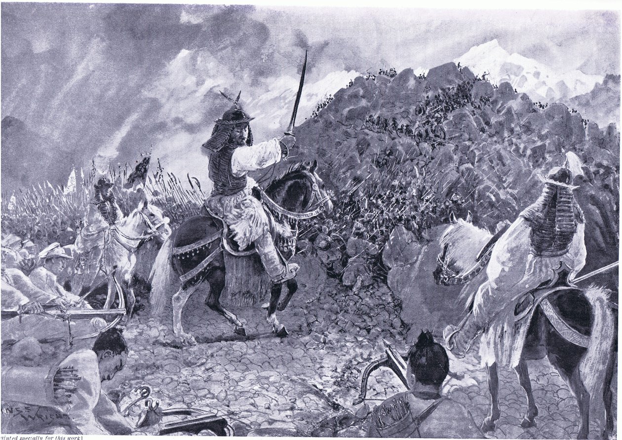 विशाल जनजातियों पर छापे 99 ई.पू. द्वारा हेनरी चार्ल्स सेपिंग्स राइट