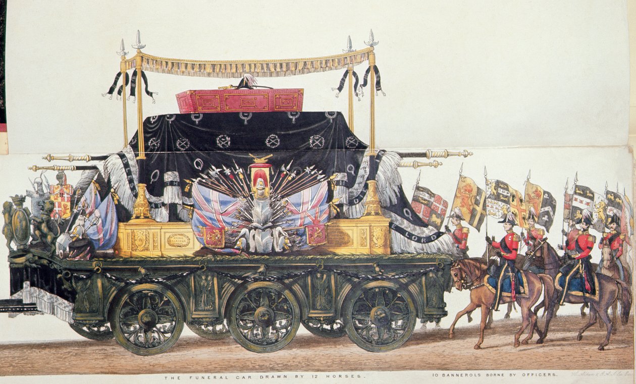 1853 के ड्यूक ऑफ वेलिंगटन की अंतिम संस्कार कार द्वारा जॉर्ज ऑगस्टस साला