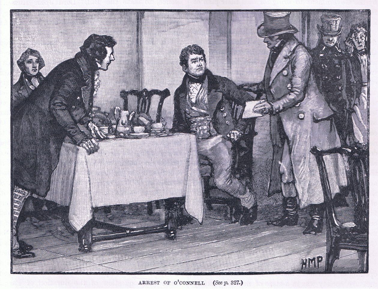 1831 ई। ओ&39;कोनेल की गिरफ्तारी द्वारा हेनरी मैरियट पगेट