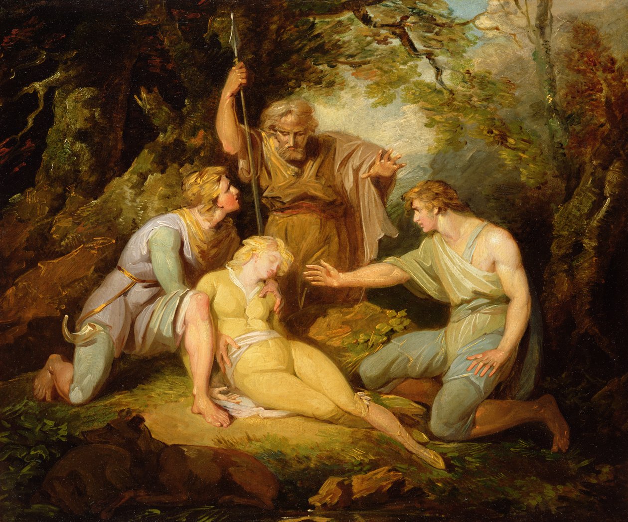 विलियम शेक्सपियर द्वारा &39;Cymbeline&39; से दृश्य ii अधिनियम IV द्वारा हेनरी सिंगलटन