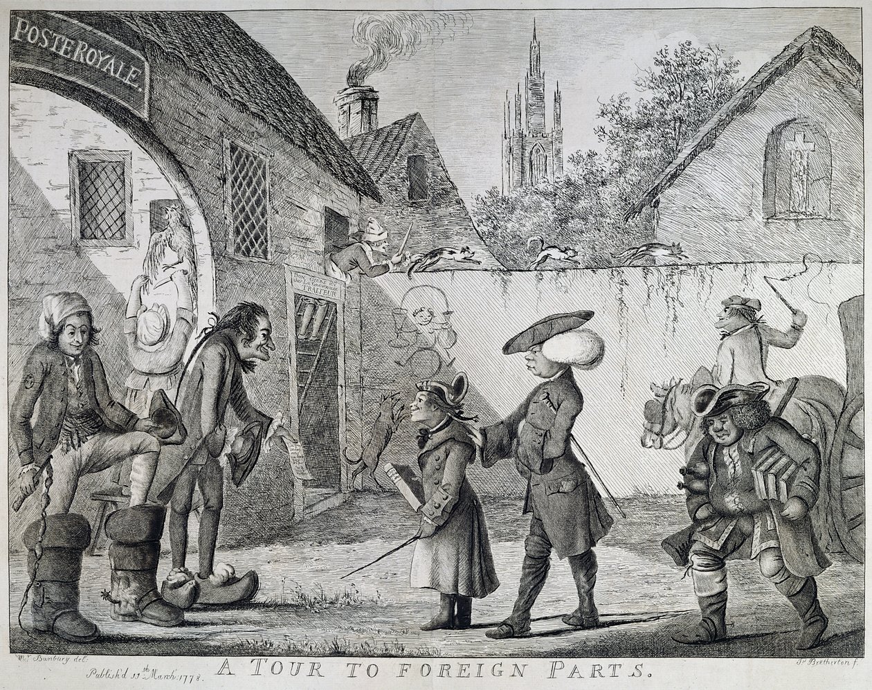 ए टूर टू फॉरेन पार्ट्स, 1778 द्वारा हेनरी विलियम बनबरी