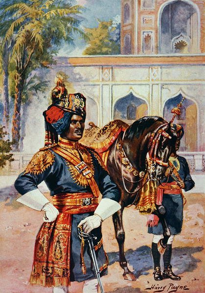 एक भारतीय शाही कैडेट (कलर लिथो) द्वारा हेनरी पायने