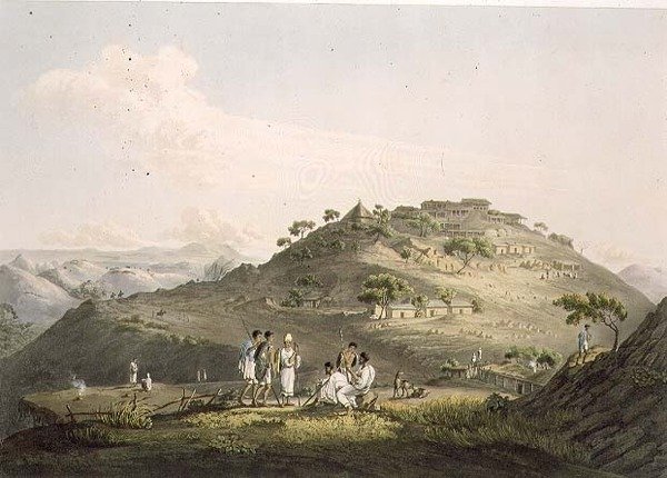 एबिसिनिया में डिक्सन का शहर, डैनियल हैवेल (1785-1826) 1809 (एक्वाटिंट) द्वारा उकेरा गया द्वारा हेनरी (बाद में) नमक