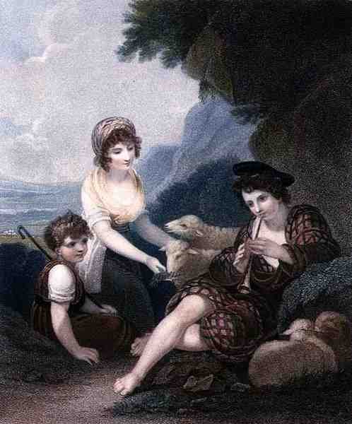 ग्राम्य Minstrel, उत्कीर्ण और पब। एंथोनी कार्डन द्वारा (1772-1813) द्वारा हेनरी (बाद) सिंगलटन