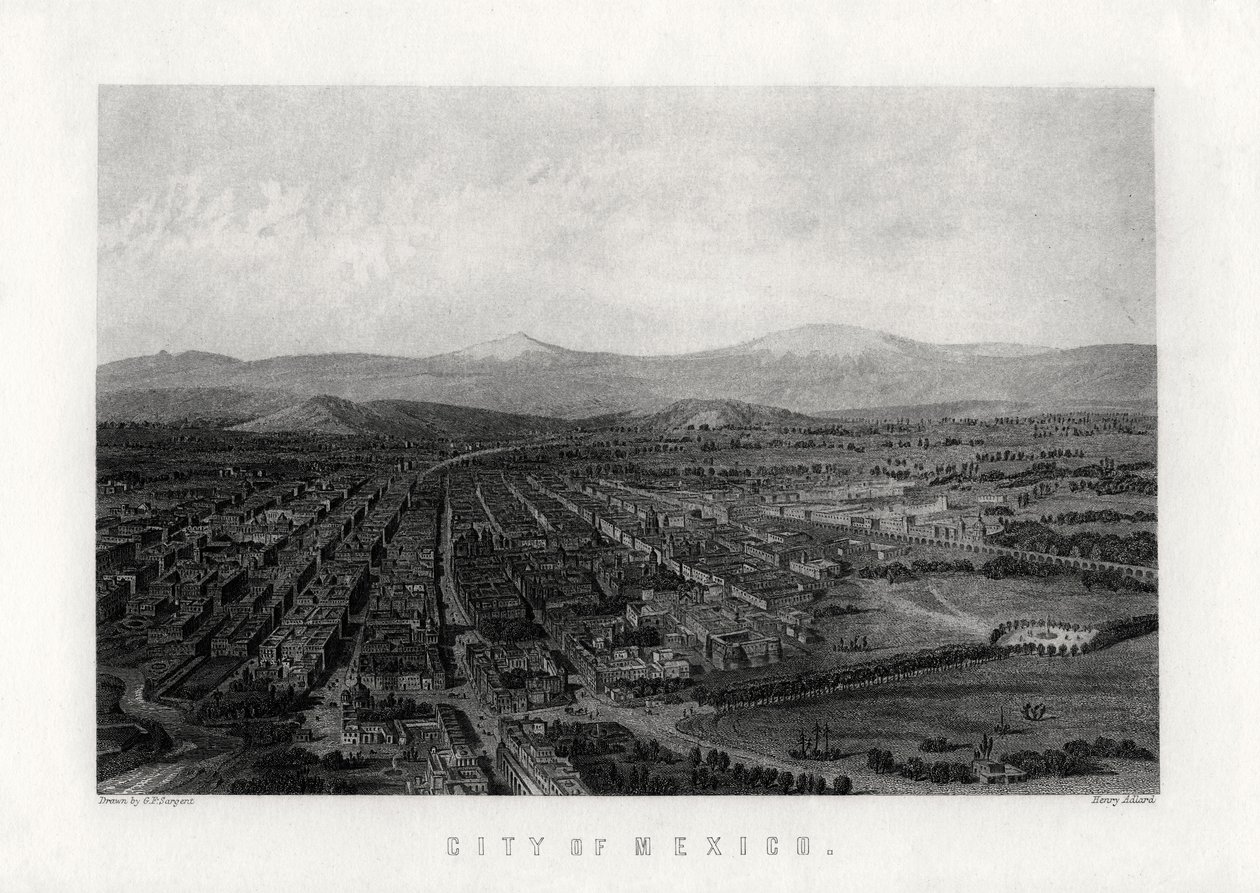 मेक्सिको शहर, 1883 द्वारा हेनरी एडलार्ड