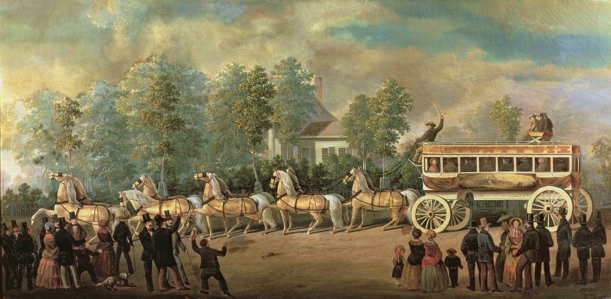 नॉककॉकर लाइन के कोच 76, ब्रुकलिन, c.1840-50 द्वारा हेनरी बोयस