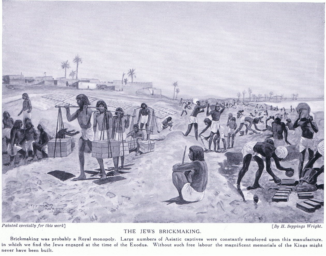 यहूदी ईट भंजन, c.1920 द्वारा हेनरी चार्ल्स सेपिंग्स राइट